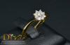 แหวนเพชรแท้ดอกไม้ เพชรเบลเยี่ยมคัทน้ำ97-98 ความสะอาดvs-vvs รวมทั้งหมด0.24กะรัต ทองคำ14K ไซด์53 สวยน่ารักค่ะ